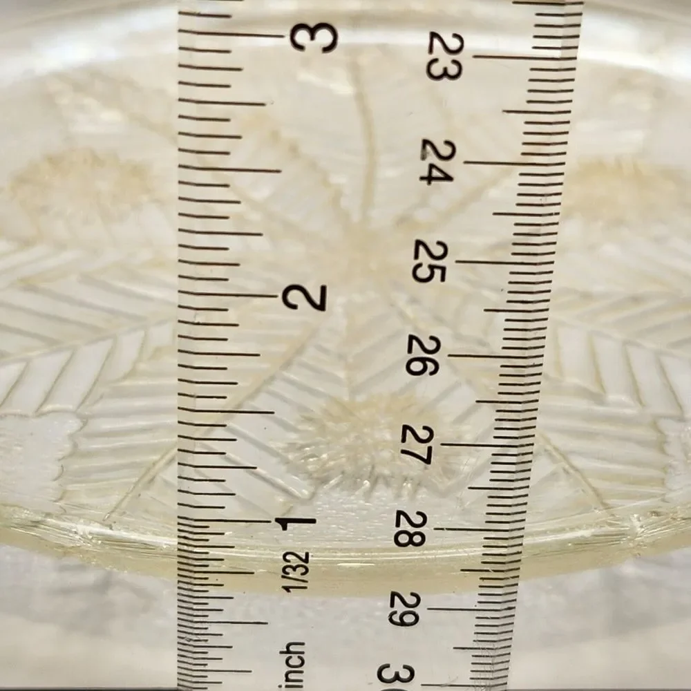 3 Vintage French Luminarc CHATAIGNIER Plates‎ Gold Iridescent Chestnut Tree